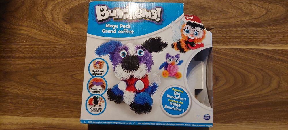 BUNCHEMS Mega pack kolorowe rzepy 400+ elementów