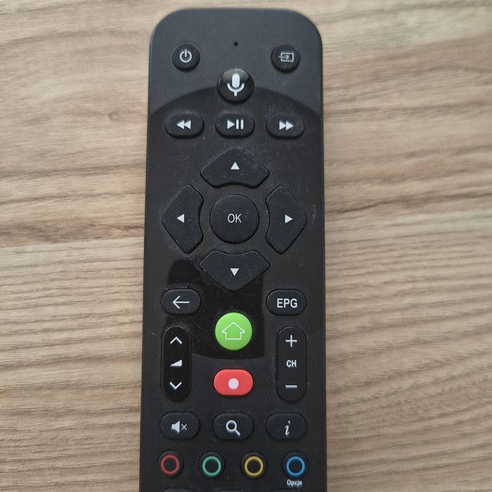 Pilot do dekodera cyfrowego Polsatu Box evobox 4k