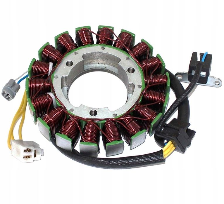 Uzwojenie alternatora, stator, cewki. SUZUKI KINGQUAD 700, 750