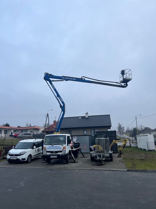 Wynajem podnośnik koszowy