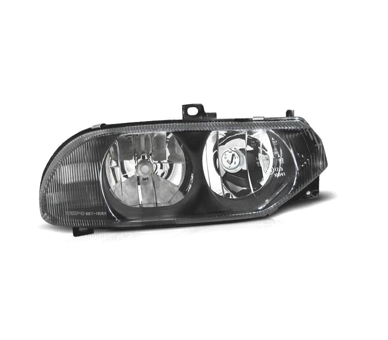 FAROL FRONTAL DIREITO ALFA ROMEO 156 97-03. FUNDO PRETO