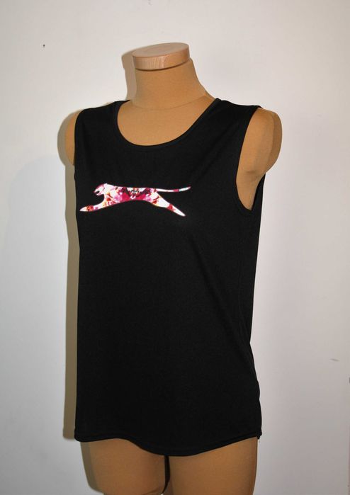 Slazenger Top, Czarny Damski Letni Top Size: 34/S