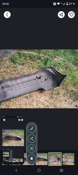 Задний бампер Фиат стило stilo абарт