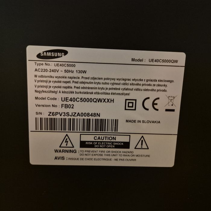Telewizor Samsung UE40C5000QW