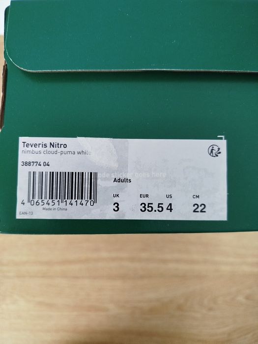 Sapatilhas originais Puma Teveris Nitro