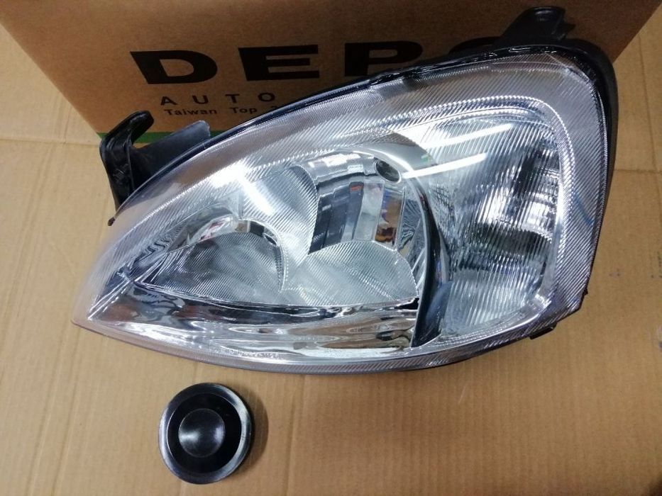 Faróis da frente Opel Corsa C anos 2000 até 2003 NOVOS