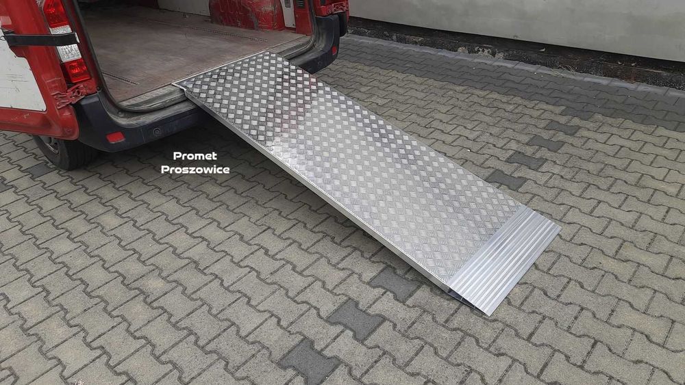 Rampa Aluminiowa 225cm x 70cm do 800kg Najazd Podjazd
