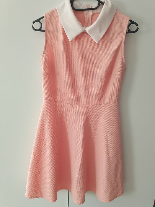 Koralowa sukienka rozmiar S/M