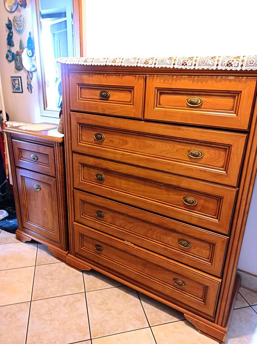 Meble na korytarz komoda, szafka, lustro, wąska szafa szuflada na buty