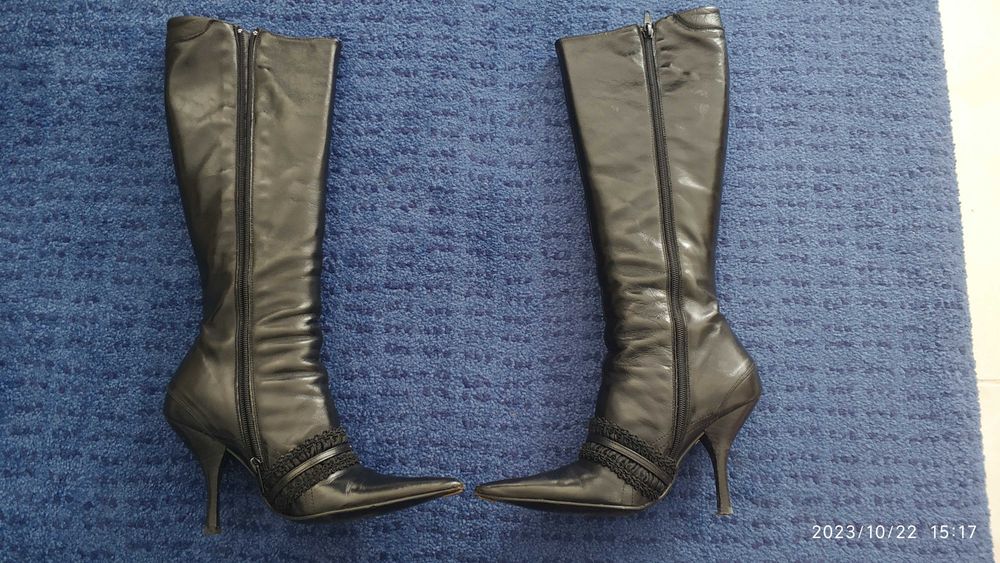 Bota cano alto nr 35- Fluxá