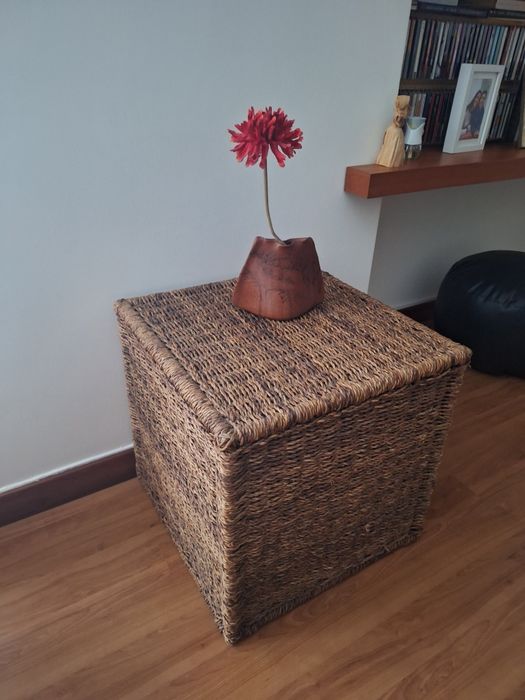 Mesa de apoio em corda