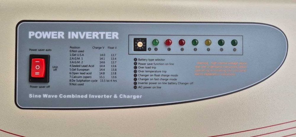 Інвертор новий 2кВт 12В VIR-ELECTRIC Power Star IR 2000 (Чистий синус)