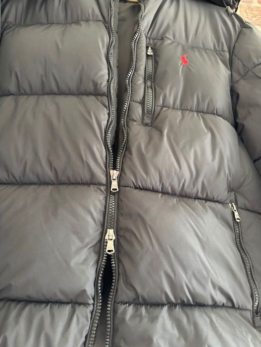 Kurtka czarna ralph lauren puchowa
