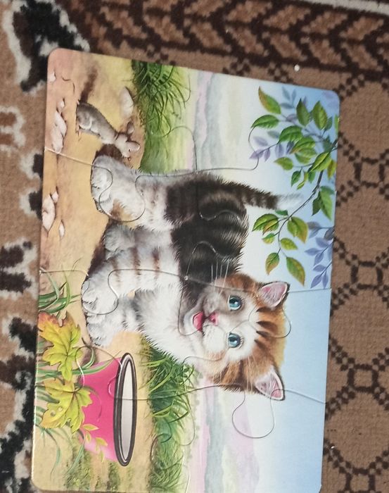 Продам пазли б/у 4 картинки