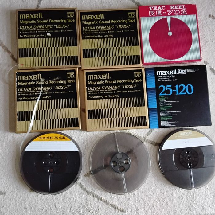 Bobines 18cm. MAXELL