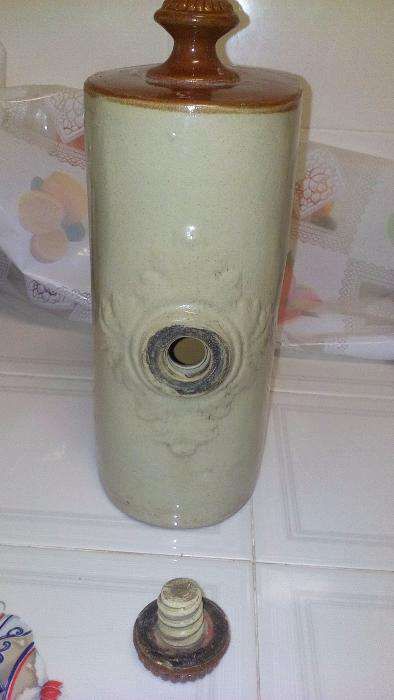 Botija de água antiga para aquecer a cama Raro