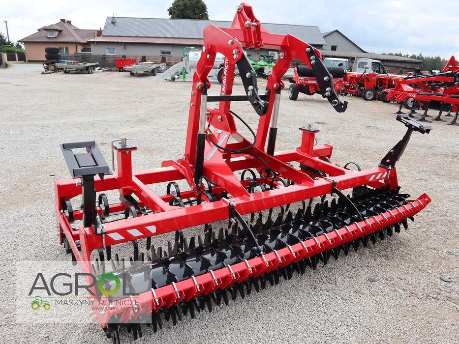 Agregat uprawowo-siewny "PAPUG" AGRO-FACTORY 3.0 m Agregat przedsiewny