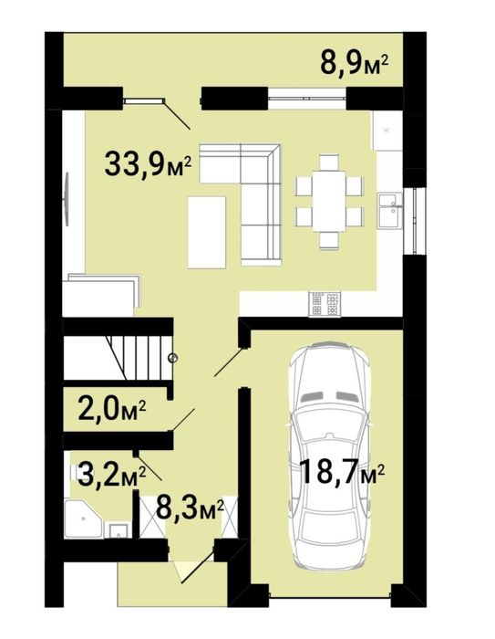 Продається Готовий до ремонту будинок  145м.кв+ власна ділянка+гараж