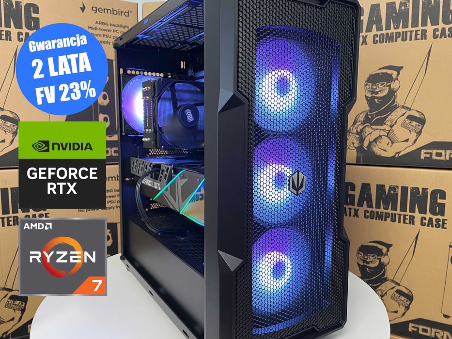 Komputer Gamingowy Ryzen 7 7800X3D 64GB DDR5 2TB SSD RTX 5080 16GB W11