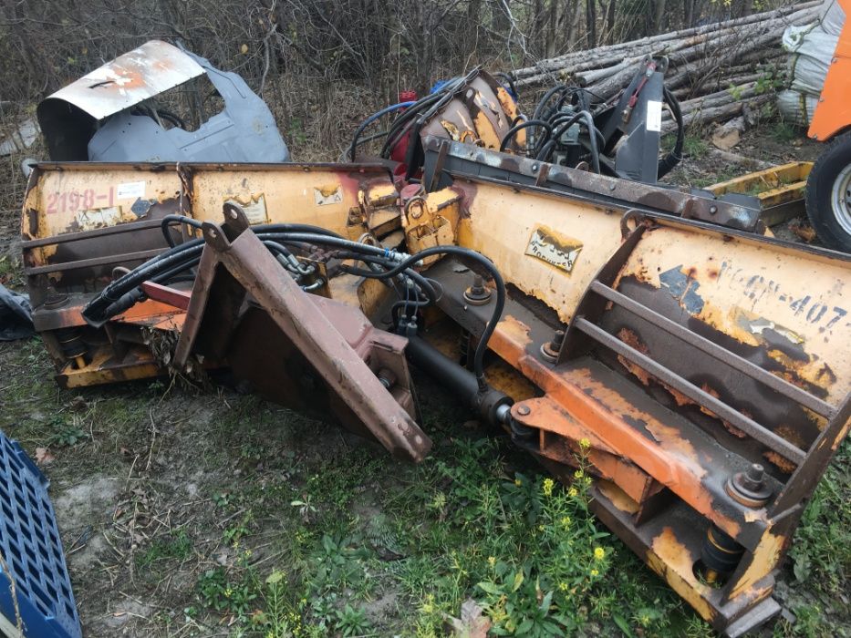 Pług do śniegu Tellefsdal Schmidt odśnieżny regulowany V hydrauliczny