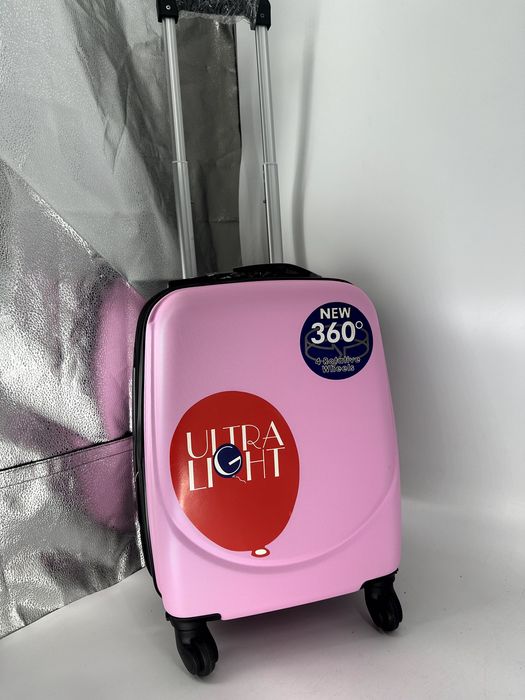 Nowa walizka mała kabinowa S różowa, pudrowy róż