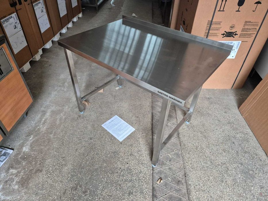 Stół gastronomiczny ze stali nierdzewnej 115x80x85 cm NOWY