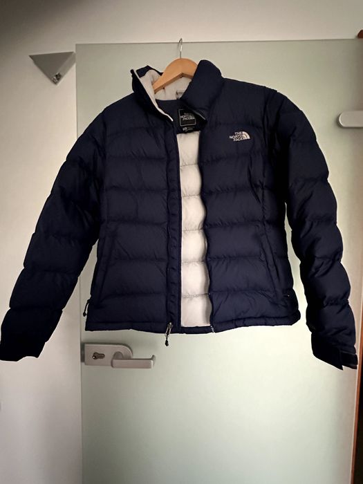 The north face 700 kurtka puchowa damska rozmiar M, granatowa
