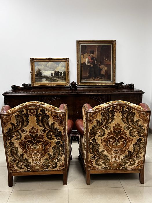 Крісла 2 шт. на левових лапах. Бельгія