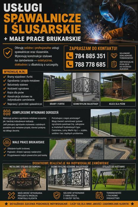 Usługi spawalnicze