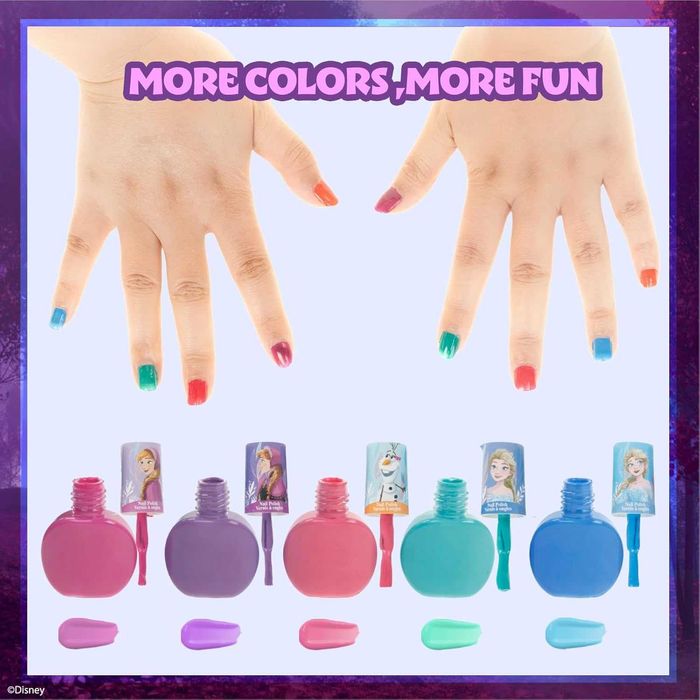 Набір косметики Disney Frozen Townley Girl із блиском лаком для нігтів