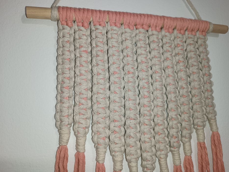 Lindo painel macramé para decoração