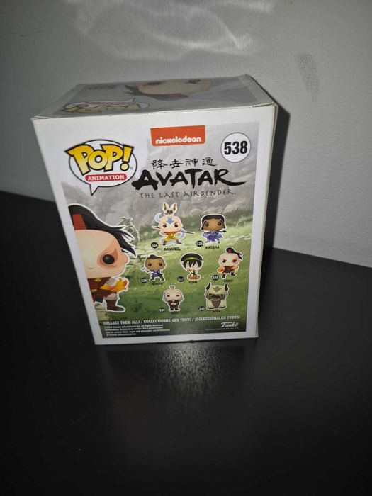 Funko Pop! Avatar: Aang (Avatar State) #1000, Korra #761 e Zuko #538