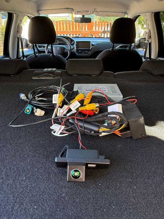 retrofit câmara de visão traseira Peugeot 2008 3008 5008 208 308 408 e outros modelos, instalação possível