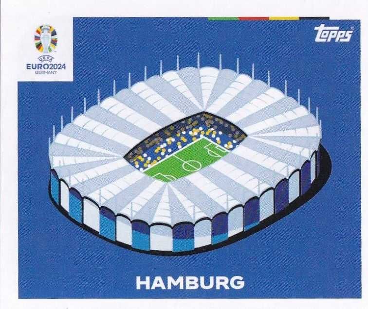 Topps Euro 2024 Sticker EURO 7 Hamburg Stadium