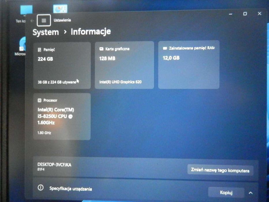 Laptop Lenovo ideapad i5 12gb ssd256 gb full hd