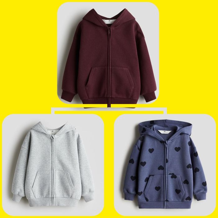 Нові теплі толстовки,худі,кофти,комплекти  H&M 122-128 ,134-140 см