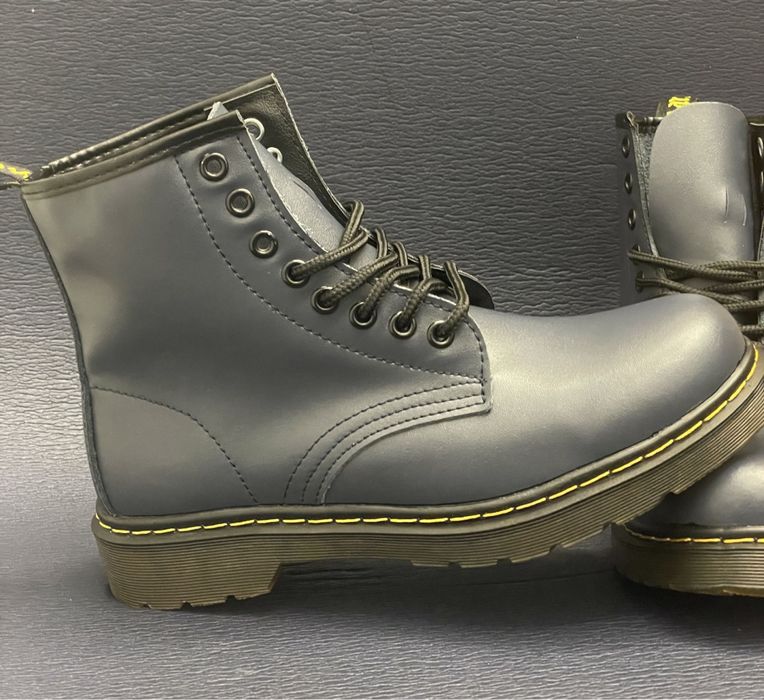 Glany botki traperki kozaczki timberki martensy niebieskie unisex