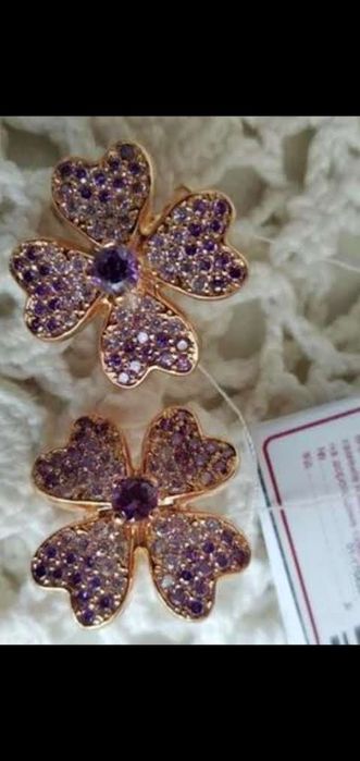 Золотые серьги 585 проба