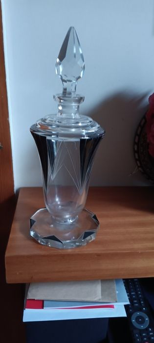 Frasco em cristal Art Deco Baixa de preço