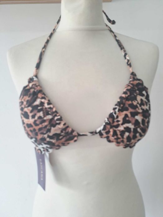 Góra od bikini w cętki