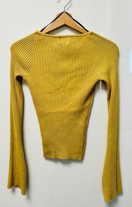 Bluzka musztarda H&M S