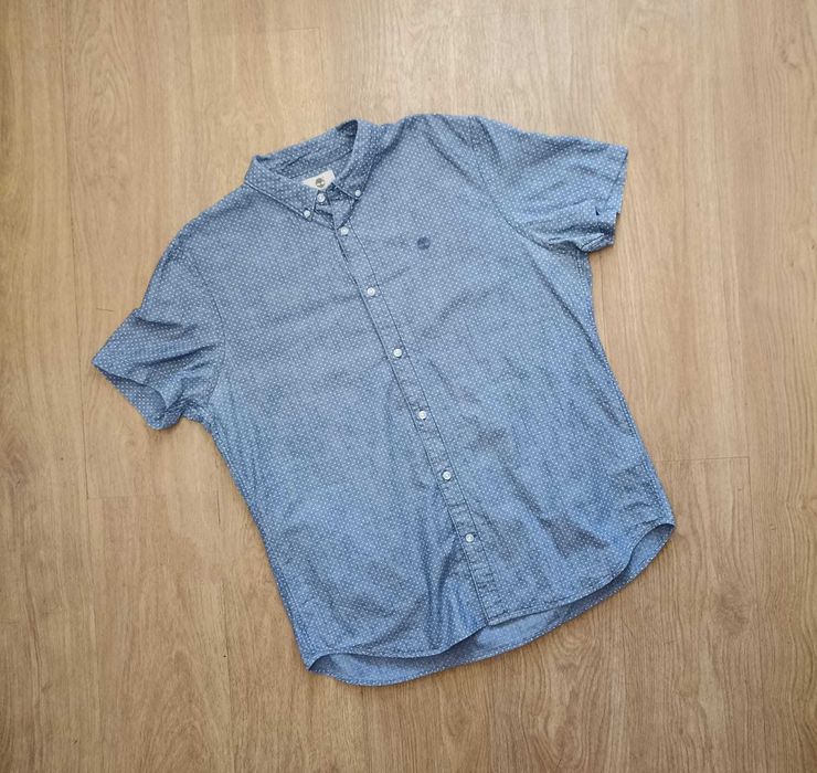 Timberland slim fit koszula na krótki rękaw XL