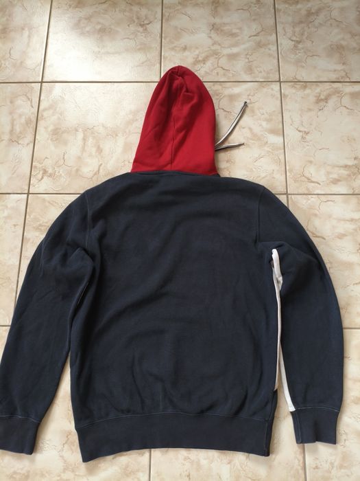 Оригінальне худі Champion Colorblock navy/red/grey розмір M