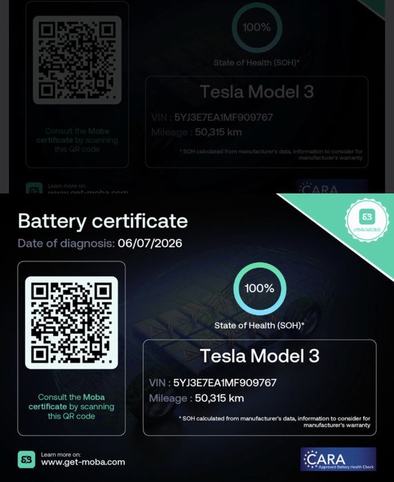 TESLA MODEL 3 STANDARD PLUS 306 CV ( BATERIA 100% SOH ) ( RESERVADO )