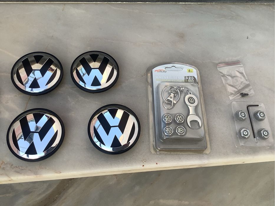 Vw centros jante pipos valvulas com porta chaves vw / mercedes