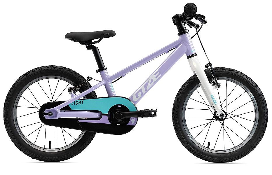 Super lekki rower dziecięcy Goetze LIGHT 16 liliowy PROMOCJA -5%