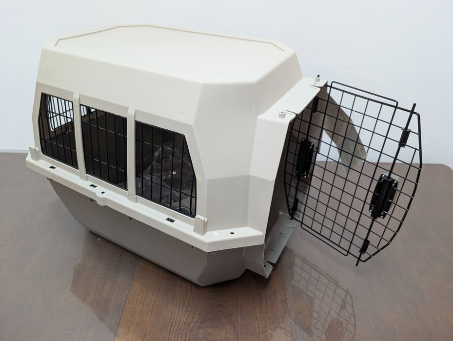 TIAKI Transporter dla Psa do 18kg z Kółkami S 54,5x72,5x62cm - NOWY Małe i Średnie Psy