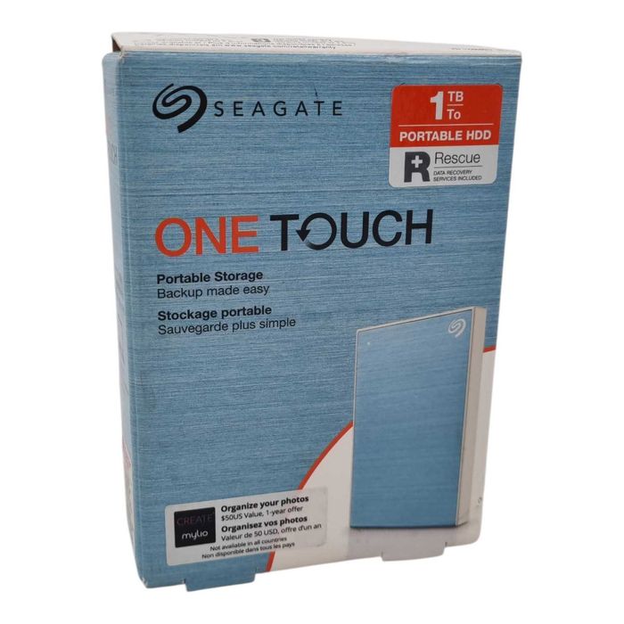 Dysk przenośny Seagate One Touch Slim 1 TB 2,5" – niebieski (stkb1000402)