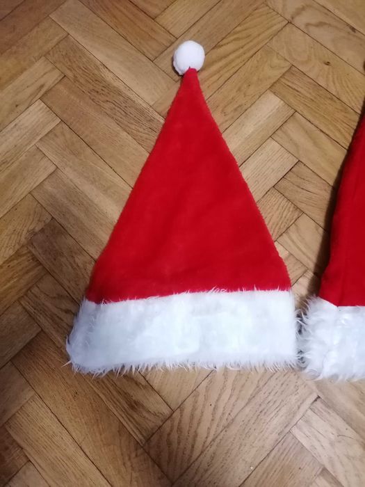 Czapka mikołaja puszysta