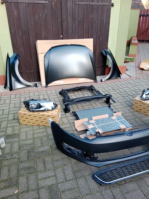 VW POLOLO 6R 2009 + zderzak maska błotniki belka pas przedni zestaw